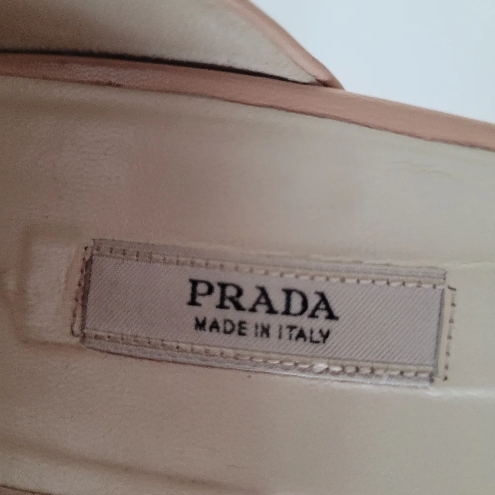 Prada Nude Heel Shoe Neiman Marcus - Picture 4 of 17